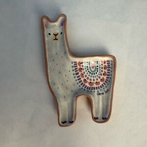 Llama trinket dish